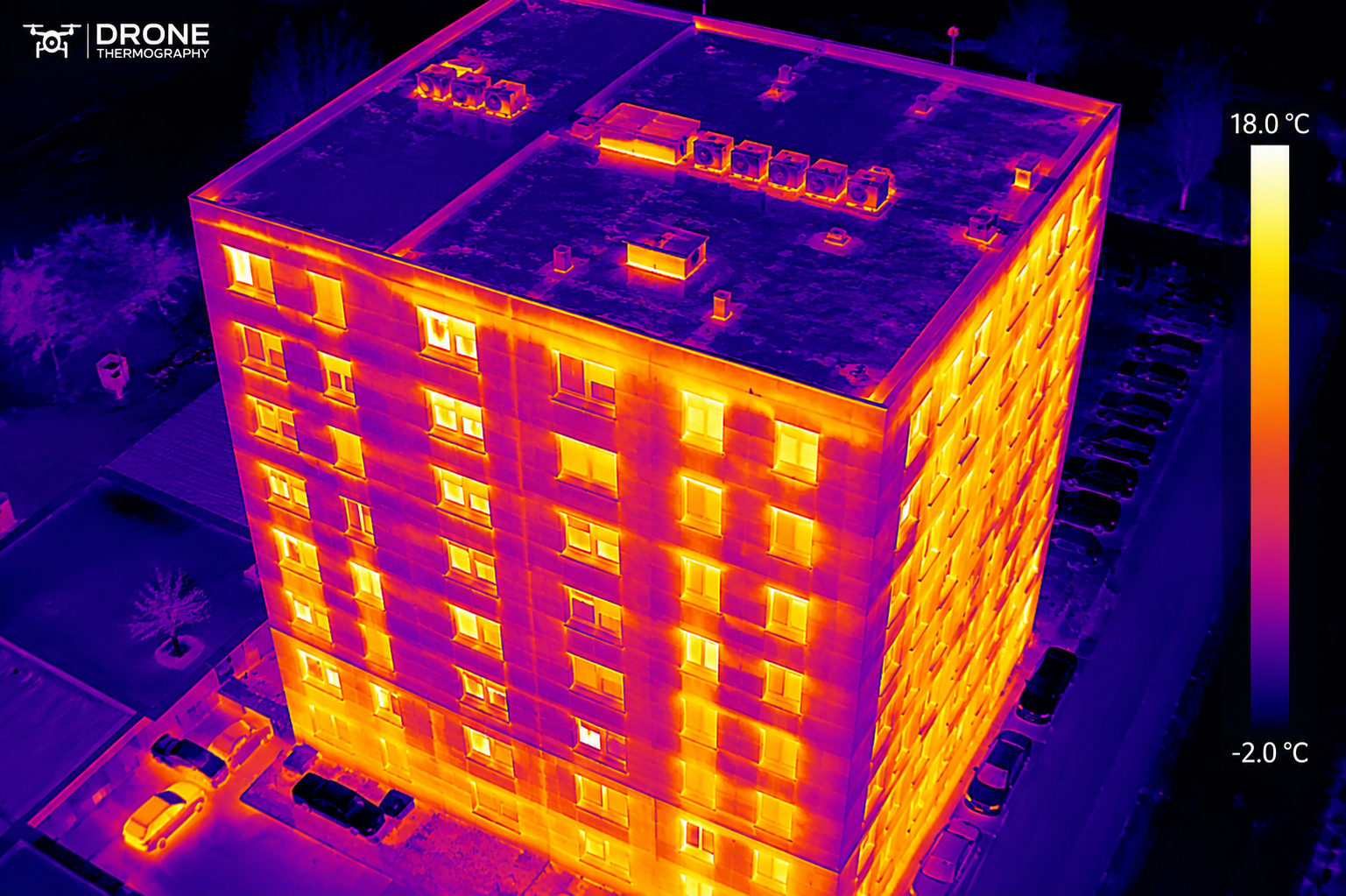 Inspection thermique drone